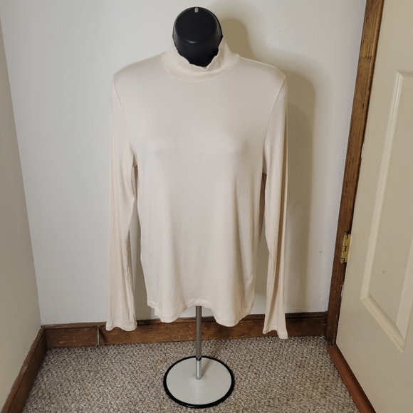 Vince Womens Ribbed Long Sleeve Mock Neck Sweater -Size (L)- Excellent Condition - Picture 2 of 9